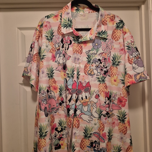 Men's Cartoon Character Print Casual Shirt - Picture 1 of 3
